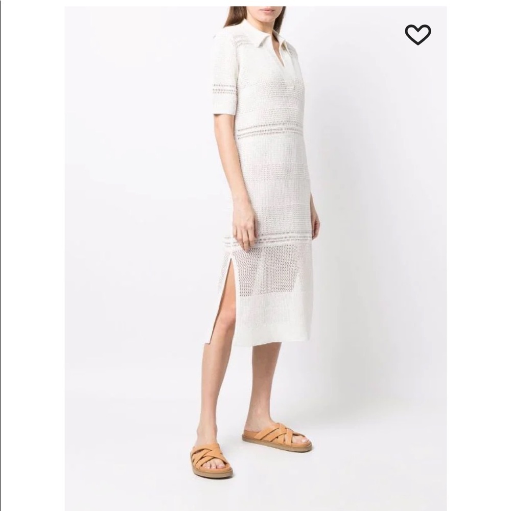 Joseph Crochet midi dress